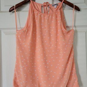 Express Coral Halter Blouse